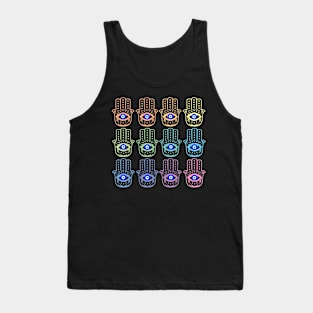 Evil eye hamsa hand Tank Top